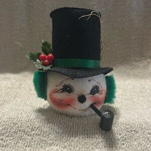 Annalee vintage 1996 Christmas Snowman ornament